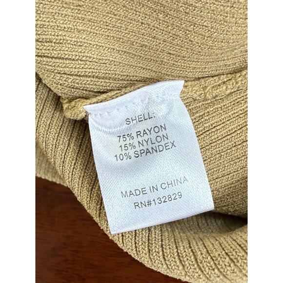 NBD Halter Tan Yvette Mini Dress Ribbed Super Stretch Bodycon NWT XS - Picture 9 of 13